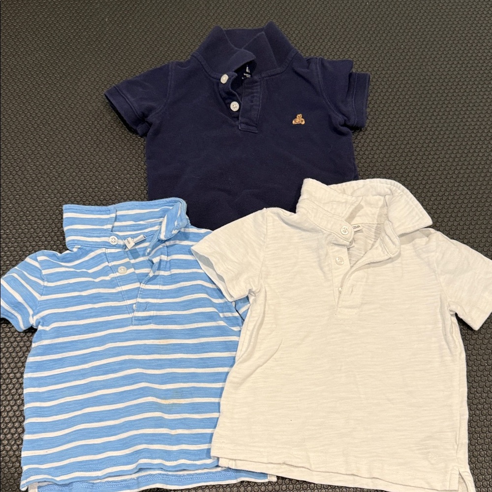 Classic Kids Polo Shirt Set - Navy, Blue, and White Janie and Jack a